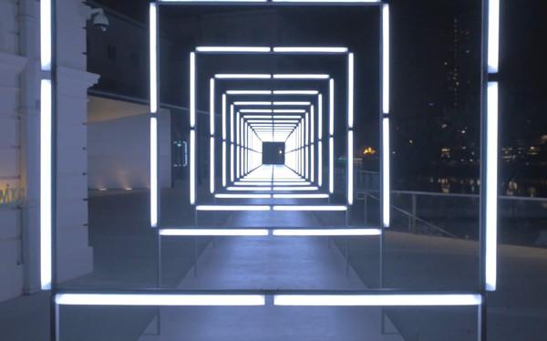 LED矩陣通道藝術(shù)展示